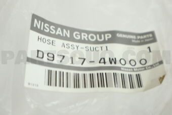 Nissan D97174W000 HOSE ASSY-SUCTI