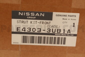 Nissan E43033UB1A STRUT KIT-FRONT