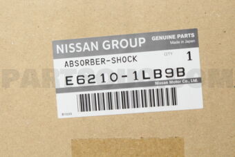 Nissan E62101LB9B ABSORBER-SHOCK
