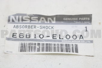 Nissan E6B10EL00A ABSORBER KIT-SHOCK REAR