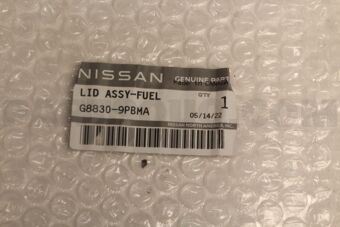 Nissan G88309PBMA LOCK GAS FILLER