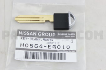 Nissan H0564EG010 KEY-BLANK,MASTER
