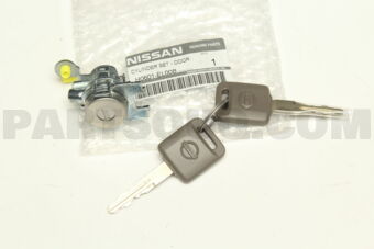 Nissan H0601EL00B CYLINDER SET-DOOR LOCK,LH