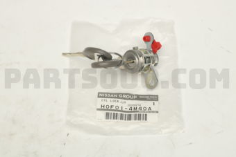Nissan H0F014M40A CYLINDER SET-DOOR LOCK,LH