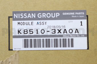Nissan K85103XA0A MODULE ASSY