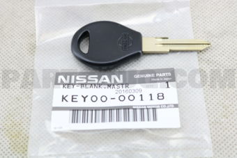 KEY0000125 Nissan KEY-BLANK, Price: 6.86$, Weight: 0.02kg - PartSouq