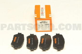 Nisshinbo NP1017 BRAKE PAD