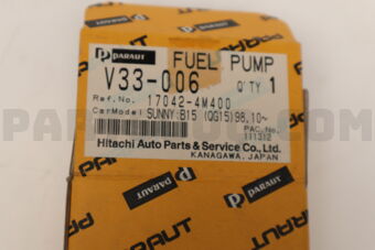 Paraut V33006 FUEL PUMP