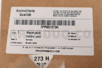 Porsche 7PP907273H STEUERGERÄT FÜR REIFENDRUCK