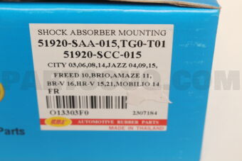 RBI O13303F0 SHOCK ABSORBER MOUNTING