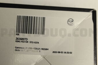 RIKEN 26160STD RING PISTON STD H27A