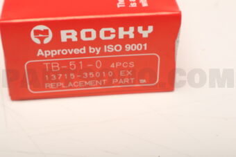 ROCKY TB510 ENGINE VALVE-EX 4 PCS