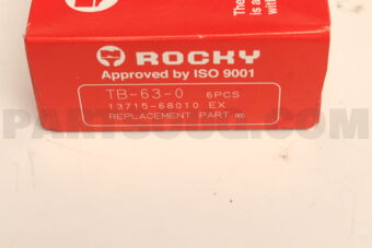 ROCKY TB630 ENGINE VALVE 2H-EX 6PCS SET