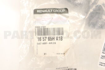 Renault 165765HA1B DUCT ASSY-AIR, C / S