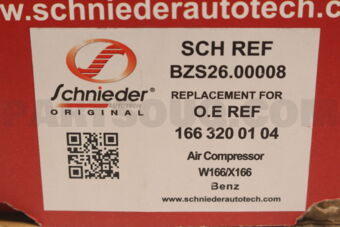 SCHNIEDER BZS2600008 AIR COMPRESSOR W166/X166