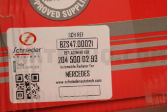 SCHNIEDER BZS4700021 ELECTRIC FAN ASSY W204/W212/W176 [650W] [07-14] 7-BLADES