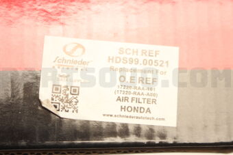 SCHNIEDER HDS9900521 AIR FILTER POLLEN ACCORD VII (CL, CN) 2.4 (CL9) [03-08]