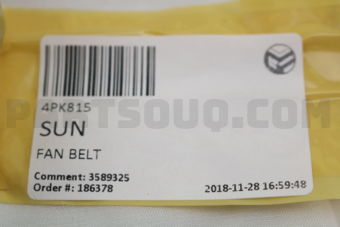 SUN 4PK815 FAN BELT
