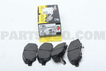 SUPERGRIP D1250M BRAKE PAD FRONT