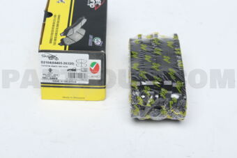 SUPERGRIP D2104 A334KM BRK.PAD FRT N.ASBS