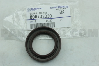 Subaru 806733030 OIL SEAL X49X8