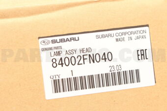 Subaru 84002FN040 LAMP ASSY HEAD