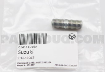 Suzuki 014111016A STUD BOLT