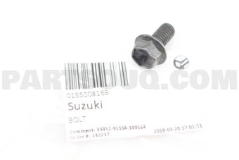 Suzuki 015500816B BOLT