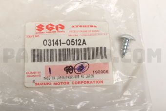 Suzuki 031410512A BOLT