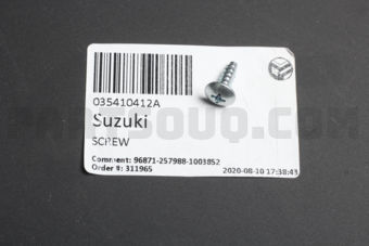Suzuki 035410412A SCREW
