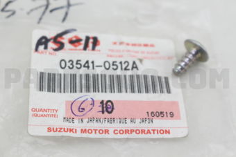 Suzuki 035410512A BOLT