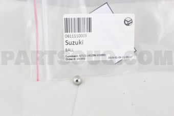 Suzuki 0611110003 BALL