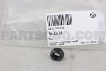 Suzuki 083100010B NUT
