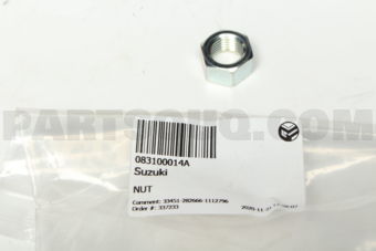 Suzuki 083100014A NUT