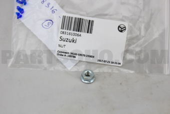 Suzuki 083161006A NUT