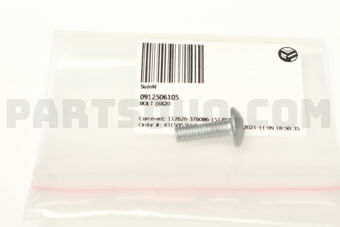 Suzuki 0912506105 BOLT (6X20)