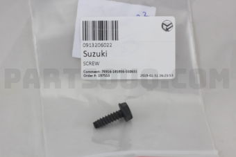 Suzuki 0913206022 SCREW