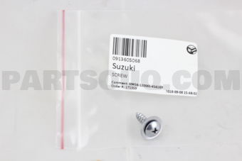 Suzuki 0913605068 SCREW