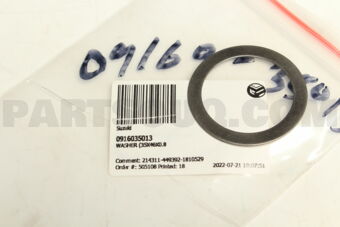 Suzuki 0916035013 WASHER (35X46X0.8)