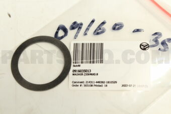 Suzuki 0916035013 WASHER (35X46X0.8)