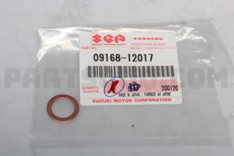 Suzuki 0916812017 GASKET