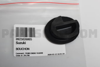 Suzuki 0925026005 BOUCHON