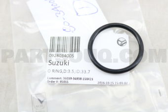 Suzuki 0928034005 O RING