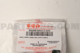 Suzuki 0928905013 SEAL,OIL,5.5X11.5X9.3