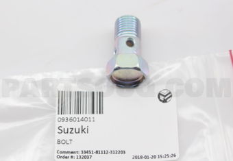 Suzuki 0936014011 BOLT