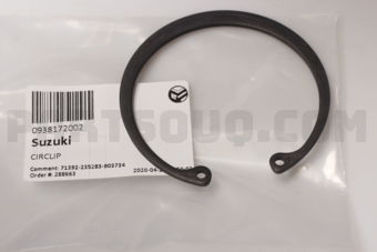 Suzuki 0938172002 CIRCLIP