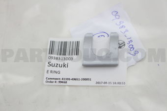 Suzuki 0938313003 E RING