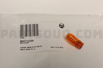 Suzuki 0947112205 BULB (12V,5W)