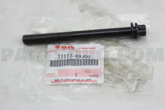 Suzuki 1111769J00 BOLT, CYLINDER HEAD