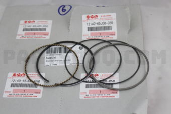 Suzuki 1214065J00050 RING SET,PISTON,OS:0.50